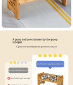 The Ergonomic Elevate Wooden Feeding Station