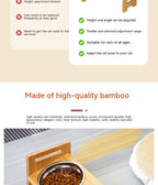 The Ergonomic Elevate Wooden Feeding Station